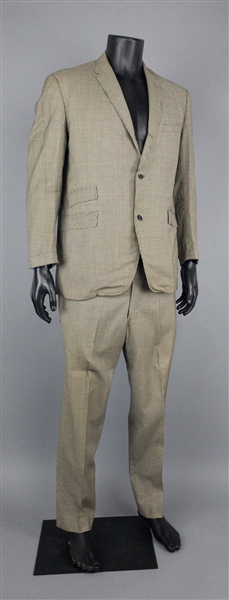 1962 WS “Fluke” Holland Stage-Worn "Saul Holiff" Houndstooth Two-Piece Suit - Worn Performing with Johnny Cash