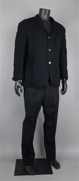 1962 WS “Fluke” Holland Stage-Worn "Saul Holiff" Black Two-Piece Suit – Worn Performing with Johnny Cash 