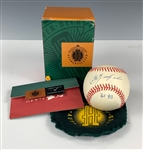 Carl Yazstremski (Inscribed "61-83") Single Signed Baseball (OAL Bobby Brown)– Upper Deck Authenticated  with Original Box, Bag and COA