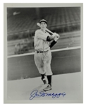 Joe DiMaggio Signed 8 x 10 Photo (BAS LOA)