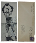 Harold “Red” Grange Signed Photo With Original Envelope (BAS)