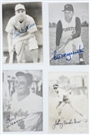 Baseball Hall of Famers and Superstars Signed Postcard Collection of 12 Incl. Pee Wee Reese and Leo Durocher (BAS)