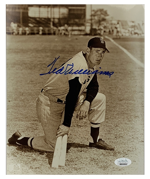 Ted Williams Signed 8 x 10 Photo (BAS and JSA)