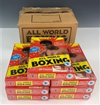 1991 Muhammad Ali "All World Boxing" Factory Sealed Boxes (7) in Original Shipping Case