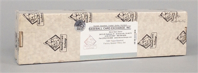 1986 Topps Tiffany BBCE Certified Factory Sealed Complete Set (792) In Original Shipping Box!