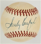 Sandy Koufax Single Signed Baseball (ONL Giamatti) (BAS)
