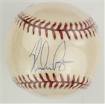 Nolan Ryan Single Signed Baseball (OAL Brown) (BAS) - Still Sealed! 