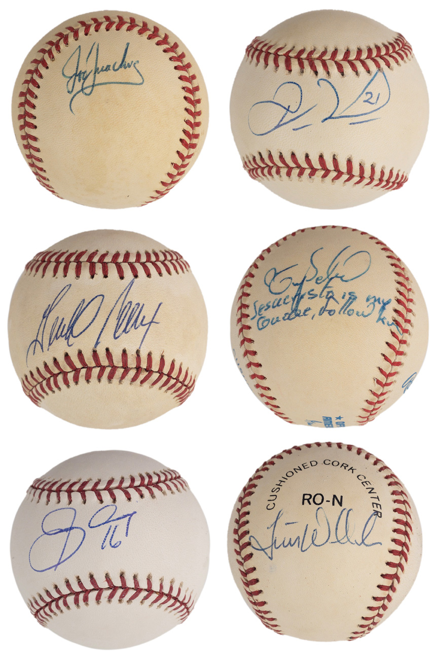 Lot Detail - 1980s-2000s Baseball Stars Single Signed Baseball