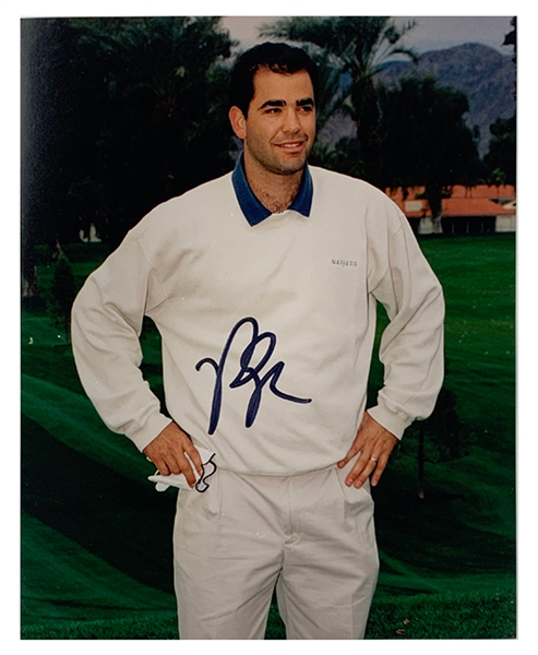 Pete Sampras Signed 8 x 10 Photo – Tennis Legend (BAS)