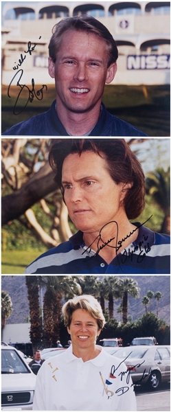 Olympic Gold Medalist Signed 8 x 10 Photo Collection (11) – Including Bruce Jenner, Bode Miller, and Dorothy Hamill – and a Signed Jackie Joyner Kersee Index Card (BAS)