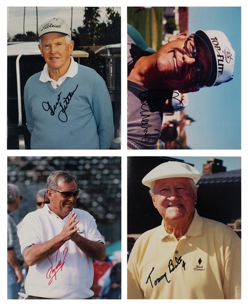 U.S. Open Winners Signed 8 x 10 Photo Collection of 14 Incl. Lee Trevino and Tom Kite! (BAS)