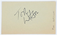 Tom Watson Signed Autograph Book Page  (BAS) Plus 8 x 10 Photo