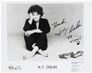 K.T. Oslin Signed Photo (BAS)