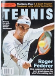 Roger Federer Signed <em>Tennis</em> Magazine (BAS)