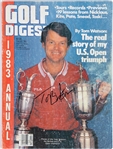 Tom Watson Signed 1983 <em>Golf Digest</em> – Pictured With U.S. Open and British Open Trophies! (BAS)