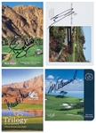 Open Championship Winners Signed Golf Scorecard  Group of 4 (BAS) – With Lee Trevino and Mark OMeara