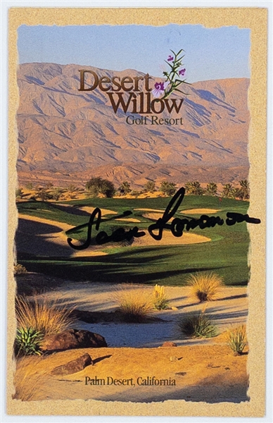 Jack Lemon Signed Golf Scorecard (BAS)