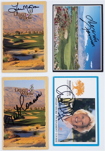 Actors, Actresses, Comedians and News Anchors Signed Golf Scorecards Group of 22 (BAS) Incl. Cheryl Ladd, Lee Majors and Dennis Farina