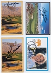 Actors, Actresses, Comedians and News Anchors Signed Golf Scorecards Group of 22 (BAS) Incl. Cheryl Ladd, Lee Majors and Dennis Farina