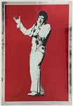 1972 Elvis Presley Prototype Mylar Poster Created by Flashbacks Inc.