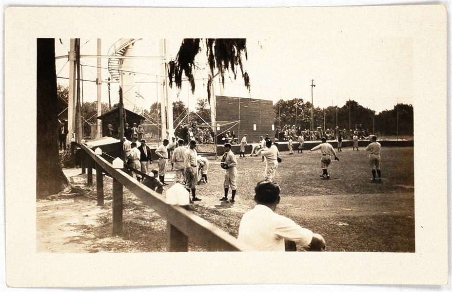 1930s Original Photo of New York Yankees at Spring Training with Babe Ruth and Lou Gehrig (PSA/DNA Type I)