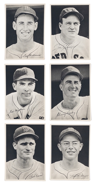 1946 Boston Red Sox Photo Pack Complete Set of 25 Featuring Ted Williams, Joe Cronin and Dom DiMaggio