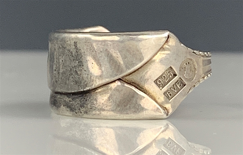 Elvis Presley Owned Sterling Silver “Spoon” Ring Given to His Cousin Patsy Presley
