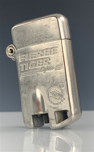 Elvis Presley Owned “Fieree Tiger” German Windproof Lighter – From His Army Days!  Given to His Cousin Patsy Presley