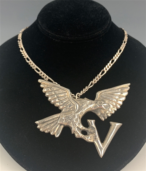 Elvis Presley Owned Massive "Flying Eagle of Victory" Necklace - Given to His Cousin Patsy Presley