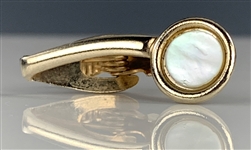 Elvis Presley Owned Mother of Pearl Tie Clip - Given to His Cousin Patsy Presley