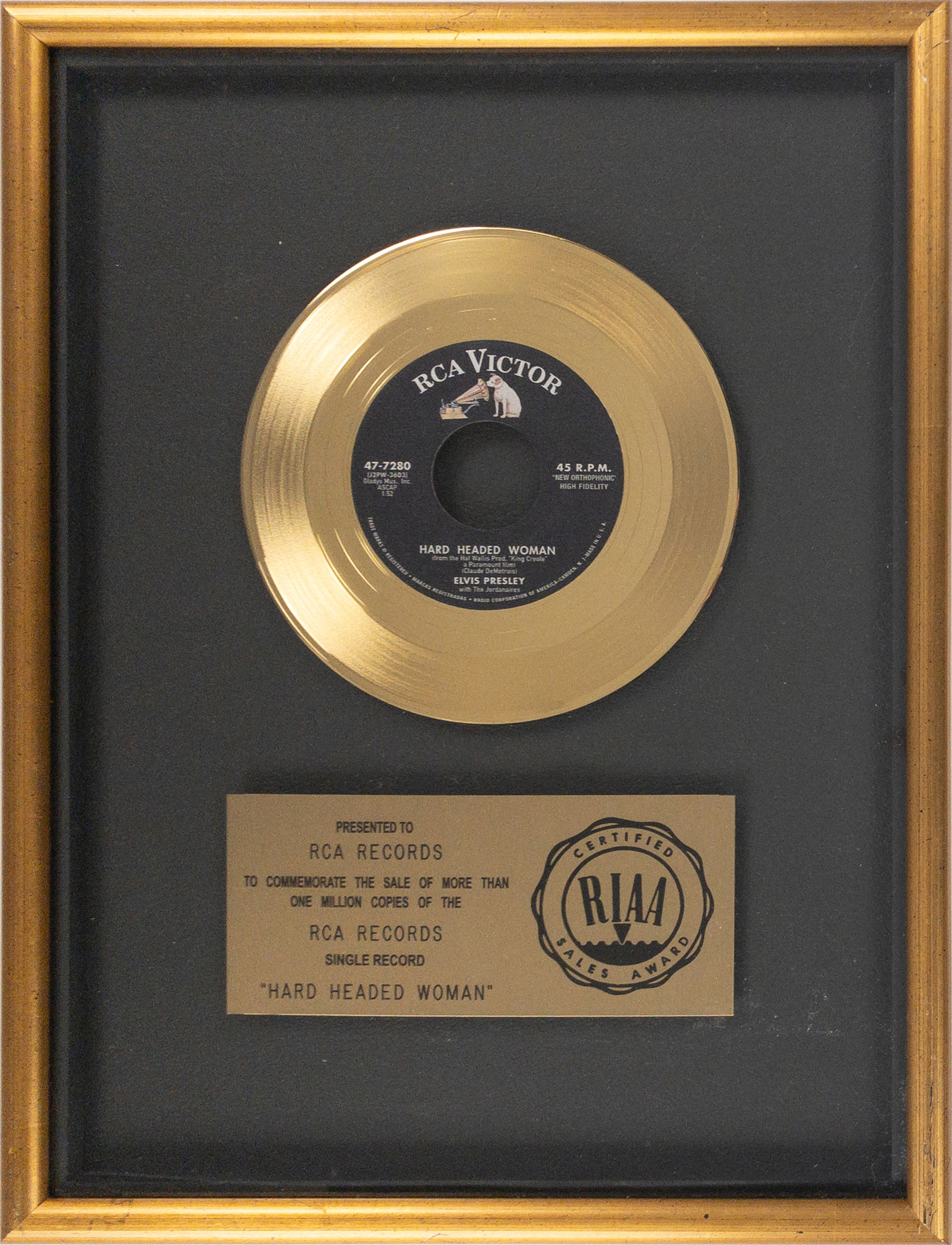 Elvis Gold Record Key Ring