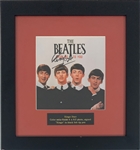 Ringo Starr Signed (With a Star!) Photo of The Beatles 45 Sleeve “From Me to You”  (BAS)