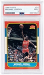 1986 Fleer #57 Michael Jordan Rookie Card – PSA MINT 9