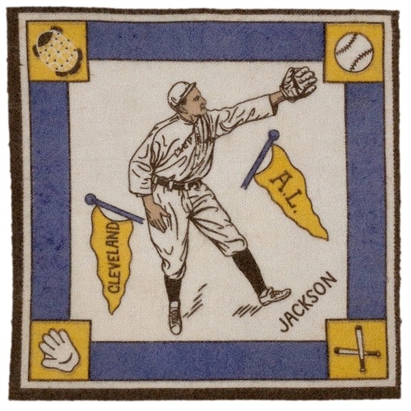 1914 B18 Blankets Shoeless Joe Jackson – Yellow Pennants