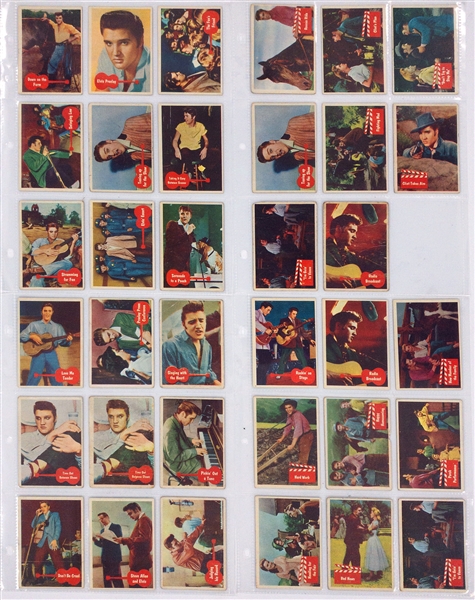 1950s and 1960s Non-Sport Set Collection of 400+ Cards Incl. 1956 Topps “Elvis Presley” and <em>Davy Crockett</em> Partial Sets