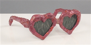 Jane Krakowski (Betty Rubble) Screen Worn Heart-Shaped Sunglasses from 2000 Film <em>The Flintstones in Viva Rock Vegas</em>
