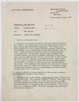 Douglas Fairbanks Signed Letter Discussing 1960 Film <em>Moment of Danger</em> (BAS)