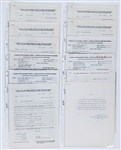 “Jim Owens Entertainment” Signed Performance Contract Archive of 62 Signed Pieces Incl. Burt Reynolds, Jerry Reed, George Jones and Many Others! (BAS)