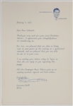 Lawrence Welk Signed Letter on His Pictorial Letterhead Concerning Puppy - "The Champagne Music of Lawrence Welk" (BAS)