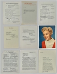 Collection of 23 TV Stars Signed Contracts, Letters and Photos Incl. Regis Philbin, Danny Thomas, Phil Silvers, Robert Young and Many More! (BAS)