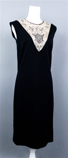 Jayne Mansfield Owned “Mr. Blackwell” Black Cocktail Dress – From Her Estate Holdings