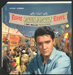 1964 Uncut Production Sheet of the Cover of Elvis Presleys Soundtrack LP <em>Roustabout</em>