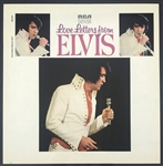 1971 Uncut Production Sheets of the Front and Back Covers of Elvis Presleys LP <em>Love Letters</em>