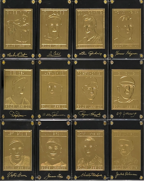 1994-98 “Golden Legends of Baseball” Card Collection of 23 with Original Display Album
