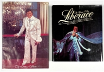 Liberace Signed 1983 Las Vegas Show Program and Signed Book - <em>The Things I Love</em> (BAS)