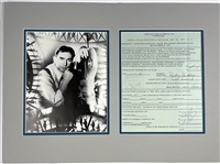 Busby Berkeley Signed “Directors Guild of America” Earnings Document (BAS)