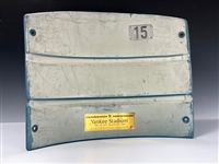 Original Yankee Stadium Seat Back (#15) – with MLB Hologram Authentication