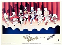 Friz Freleng Signed Bugs Bunny Poster and "Sylvester and Tweety" LE Cel – Plus LE Bugs Bunny Cel (BAS)