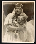 1926 Rudolph Valentino Studio-Issued News Service Photo for <em>The Son of the Sheik</em>