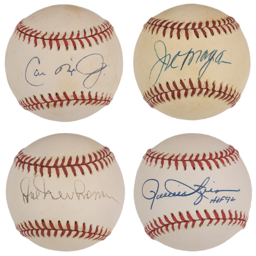 Lot Detail - Baseball Hall of Famers Single Signed Baseball Collection of  26 Including Stan Musial and Tony Gwynn (BAS)
